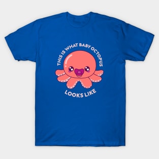 Cute Little Baby Octopus. T-Shirt